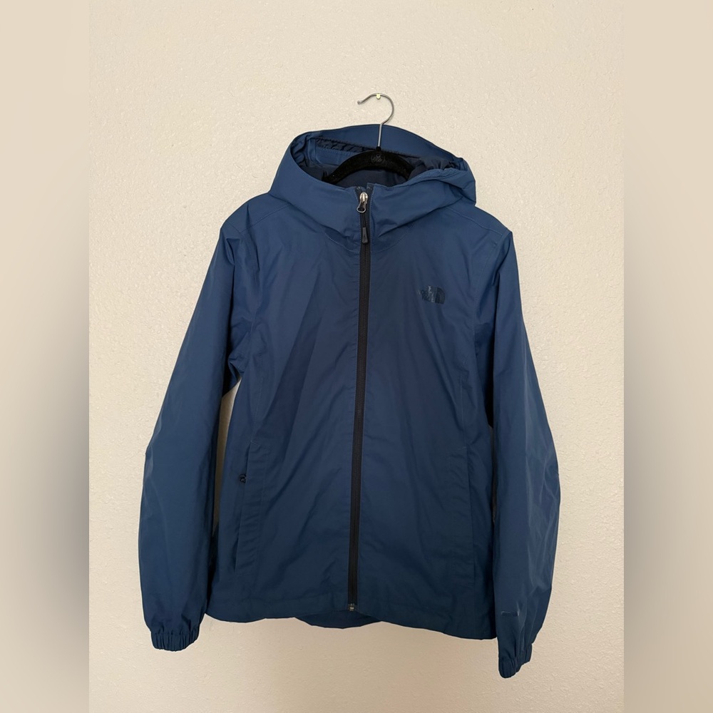 THE NORTH FACE Dryvent Wind & Rain Resistant Full Zip Jacket With Hood Small